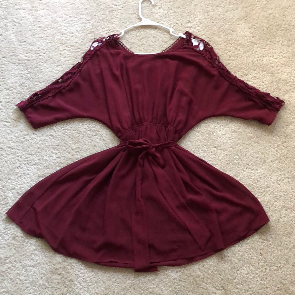 Maroon dress